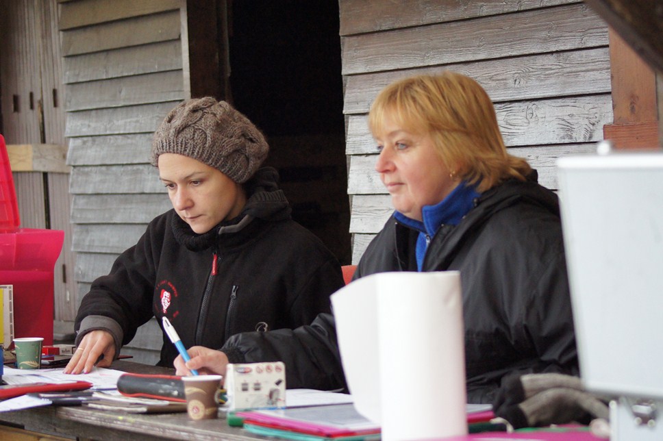 Amélie et Corinne au secrétariat le samedi