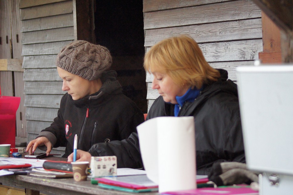 Amélie et Corinne au secrétariat le samedi