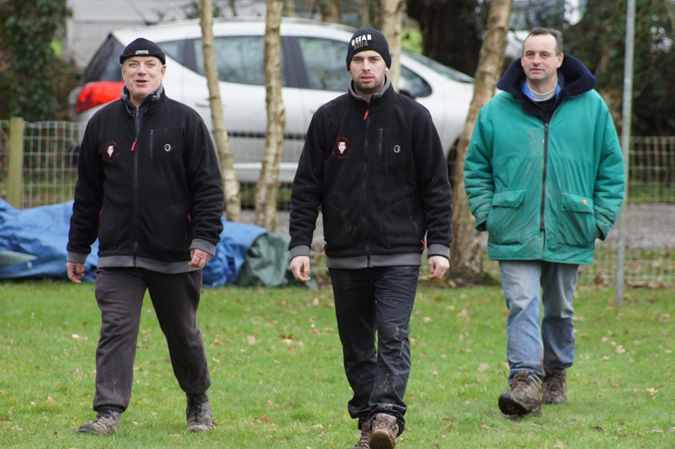 Gilles, Franck et Stéven